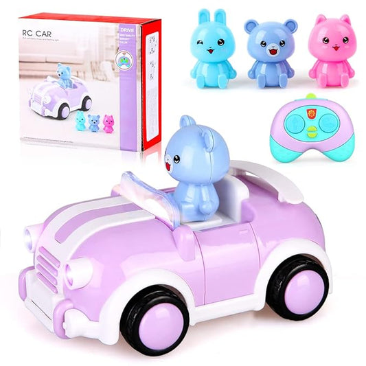 Kramow Toys for Girls,Cartoon Remote Control Cars Toys for Kids Boys