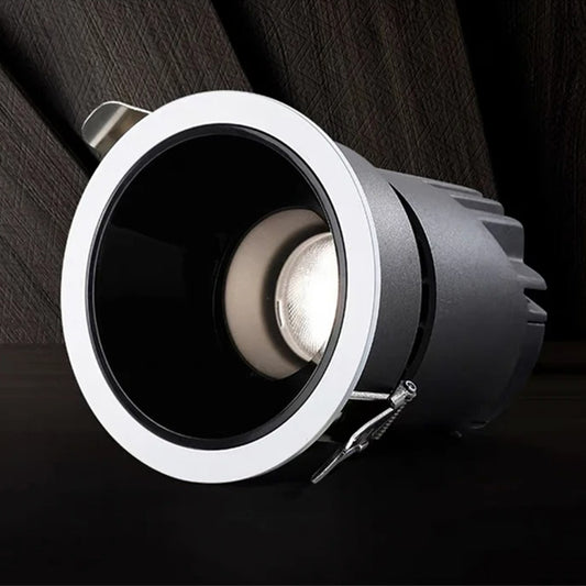 12W LED Spotlight CRI95/97, Anti-Glare Flush Mount Ceiling Light