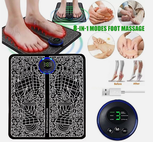 EMS Foot Massager, Effortless Relaxation & Elegant Butterfly-Shaped