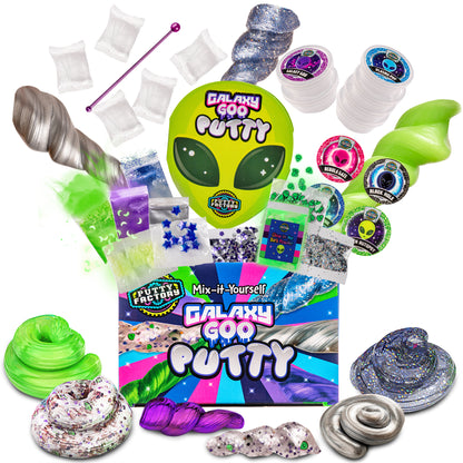 Galaxy Space Goo, Glow in The Dark DIY Space Putty