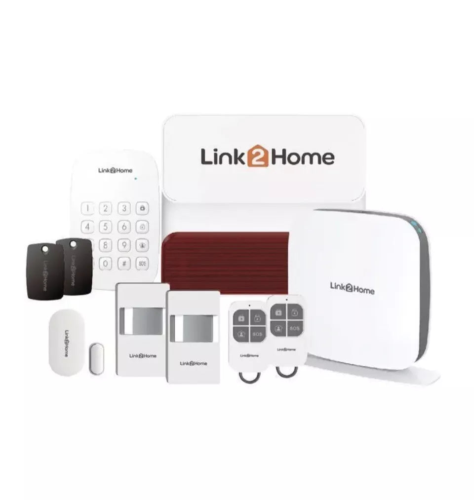 Link2Home Wireless Home Security Alarm System 10 Piece