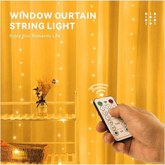 Baytion Curtain String Light,300 LED Lights