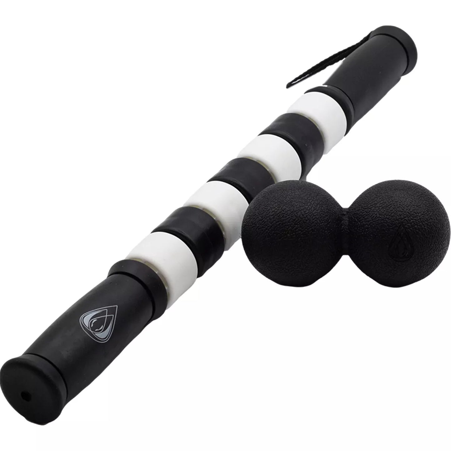 Amazking 2-Piece Roller Stick & Peanut Ball Arm Massager for Fitness