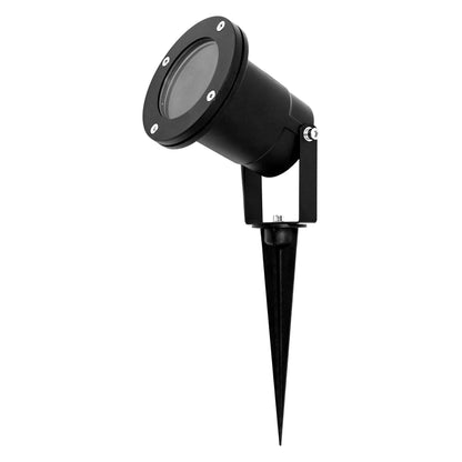 EDO Hortus Garden Spotlight - GU10 LED, Swivel, IP65 Waterproof, Black