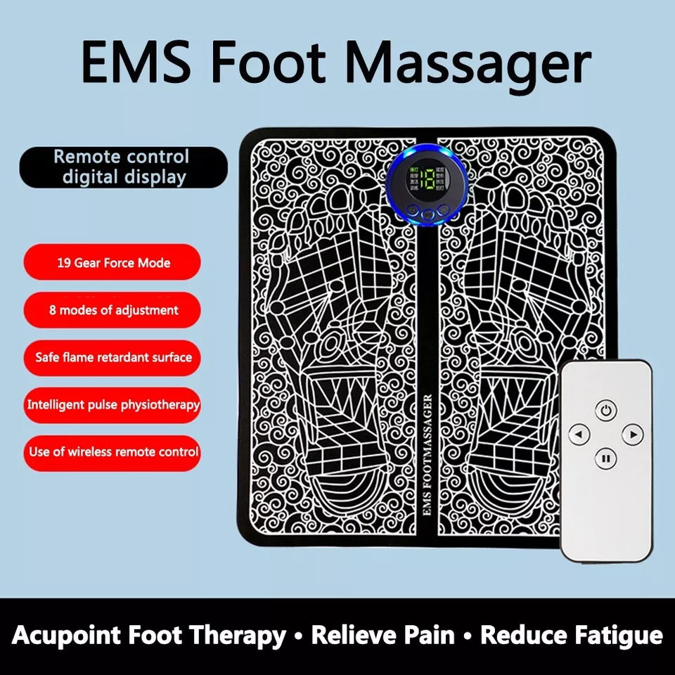 EMS Foot Massager, Effortless Relaxation & Elegant Butterfly-Shaped