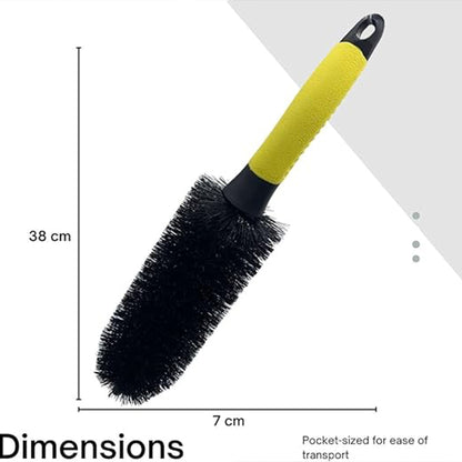 Wheel Brush Alloy Wheel Brush Durable Non-Scratch Cone