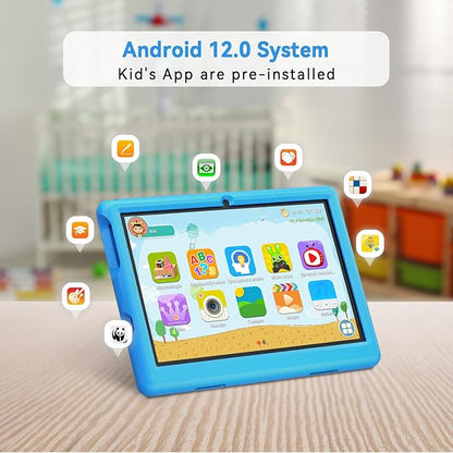 Tablet for Kids 10" Android 12 Kids Tablet with 2GB RAM, 32 GB ROM