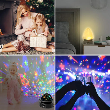 Moredig Night Light for Kids, Night Light Projector 360 Degree