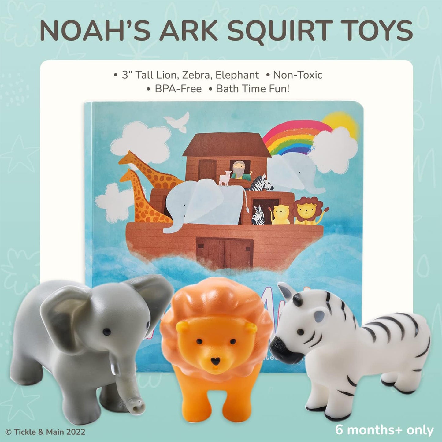 Noah's Ark 9-Piece Gift Set Bundle for Infants