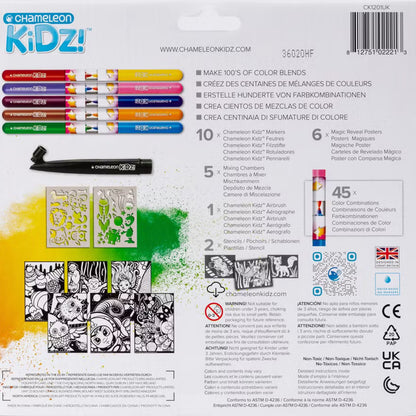 Blendy Pens - 10 marker creativity kit with accessories