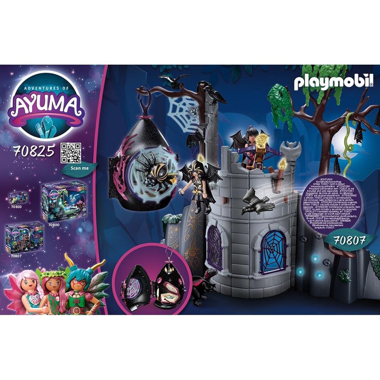 Playmobil - 70825 - Adventures of Ayuma Bat Fairies hide out