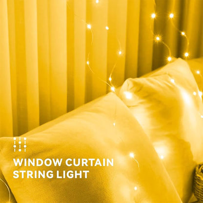 Baytion Curtain String Light,300 LED Lights