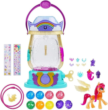 My Little Pony: A New Generation Movie Sparkle Reveal Lantern Sunny Starscout - Light Up Toy with 25 Pieces, Surprise Reveals for Kids