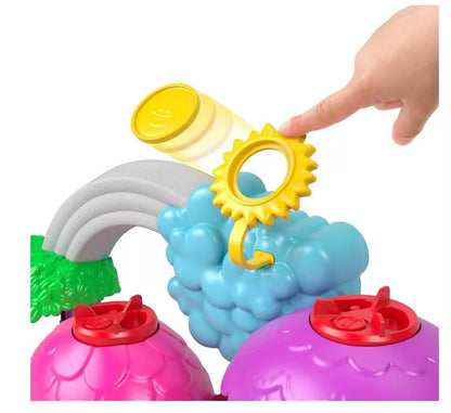 Imaginext Trolls Rainbow Treehouse Playset with Lights, Sounds & Poppy Figure