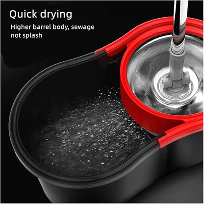 Household cleaning appliances Double Drive Hand-Pressed Good God Mop Rotary Mop Gift Bucke