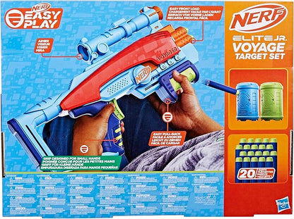 Nerf Elite Junior Voyage Target Set, Easy Play Toy Foam Blaster