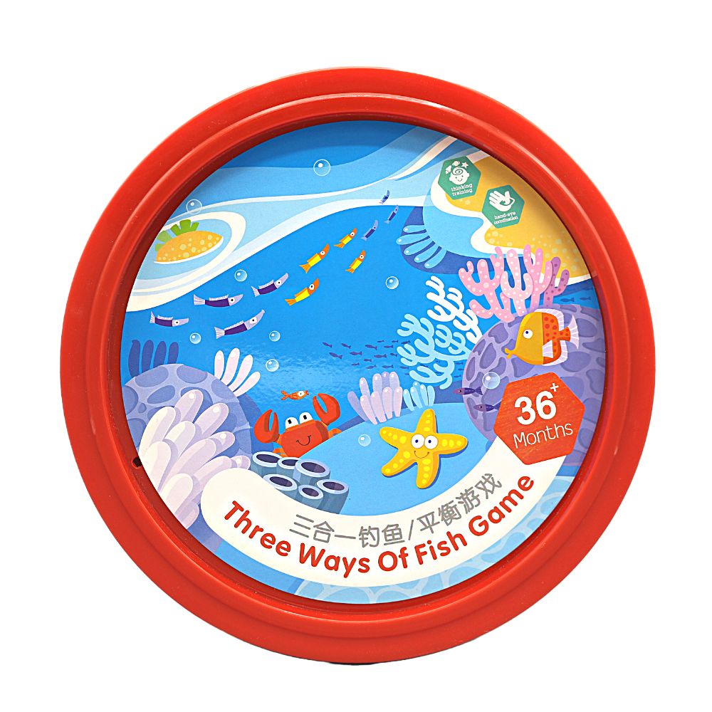 60Pcs Set Magnetic Fishing Toy Game Kids | 3 in 1 Fish Game