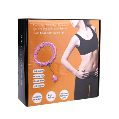 28 Knots Weighted Hula Hoop Adult Smart Hoola for Waist Fitness