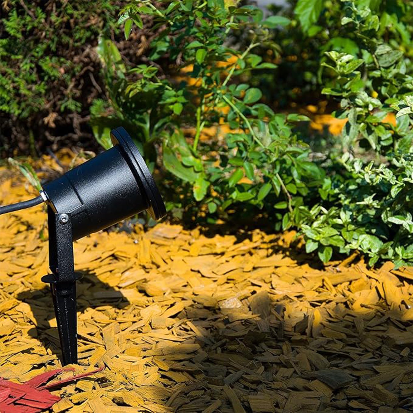 EDO Hortus Garden Spotlight - GU10 LED, Swivel, IP65 Waterproof, Black