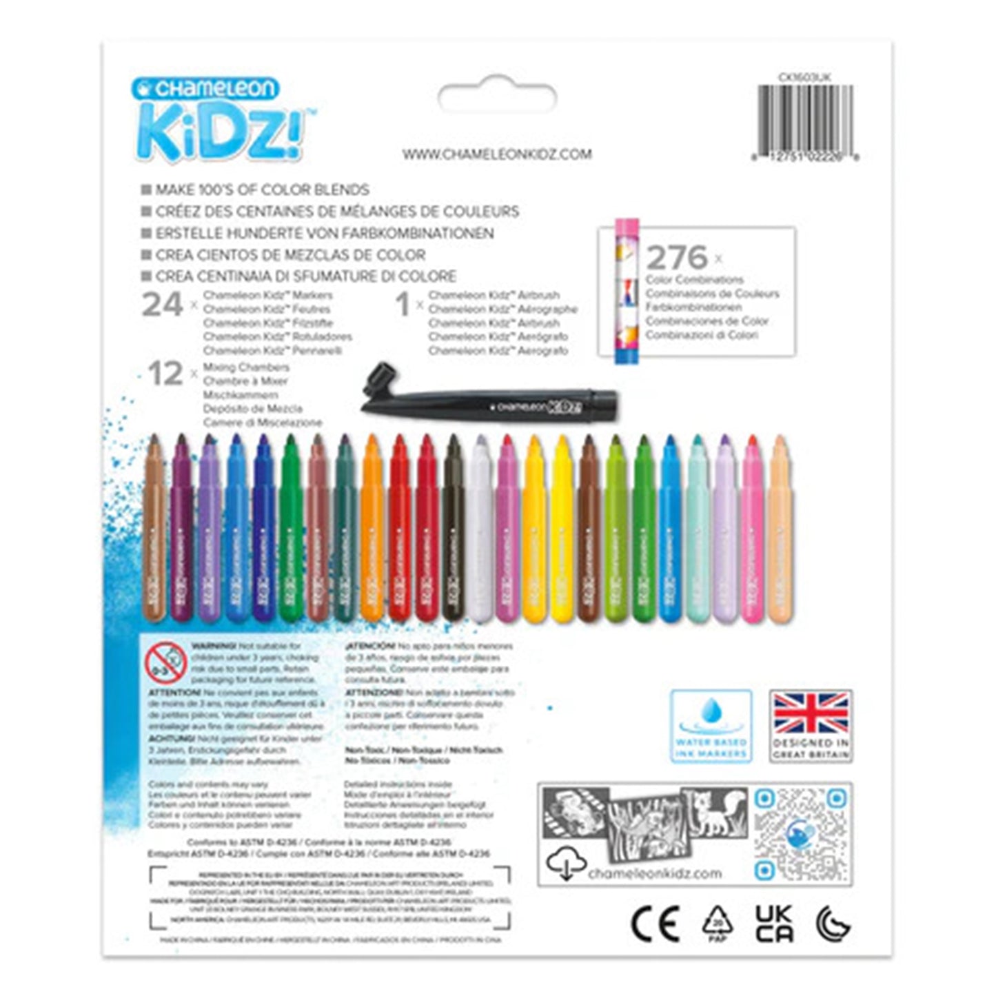 Blendy Pens - 10 marker creativity kit with accessories