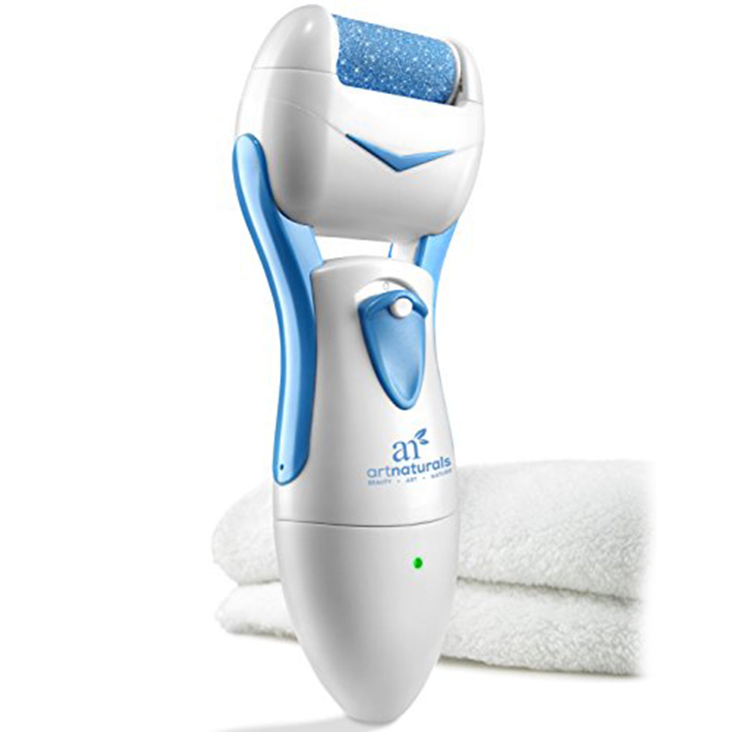 Electric Callus Remover – Rechargeable Foot Scrubber, 3 Rollers for Hard, Dry Skin