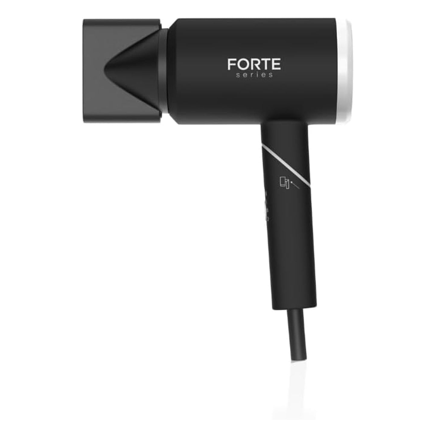 Hair Dryer for Men, Magnetic Nozzle Attachment, 110-125V, Black