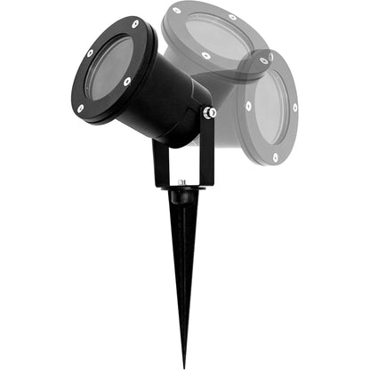 EDO Hortus Garden Spotlight - GU10 LED, Swivel, IP65 Waterproof, Black