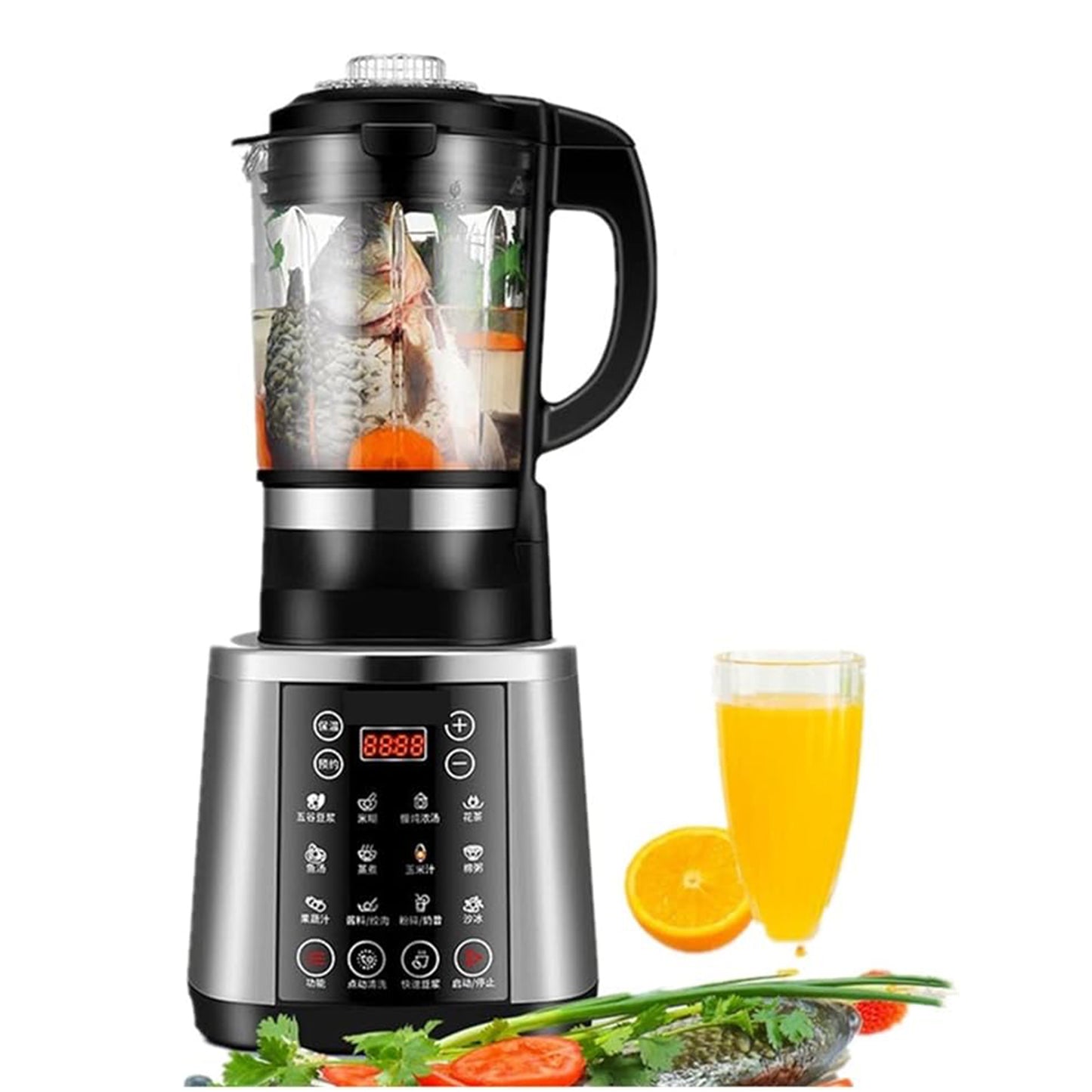 Electric Blender & Multifunction Food Processor, Heating Mixer, 110V/220V